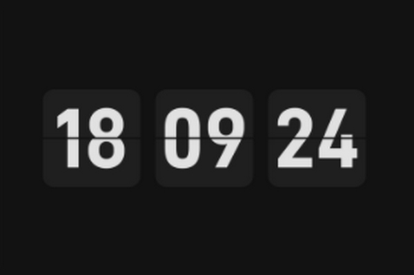 幂果桌面数字时钟