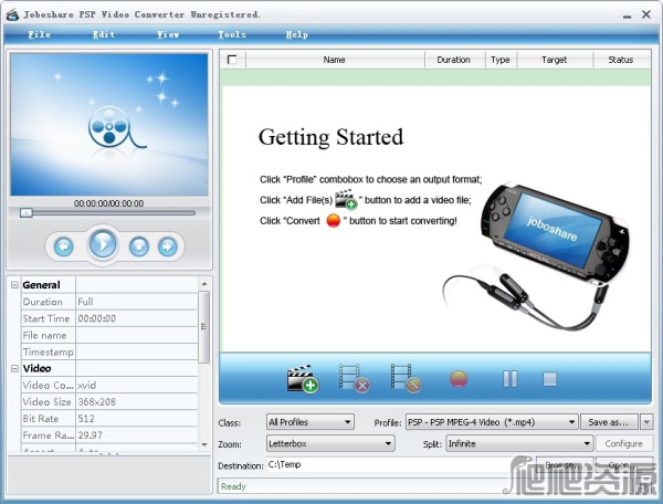 Joboshare PSP Video Converter