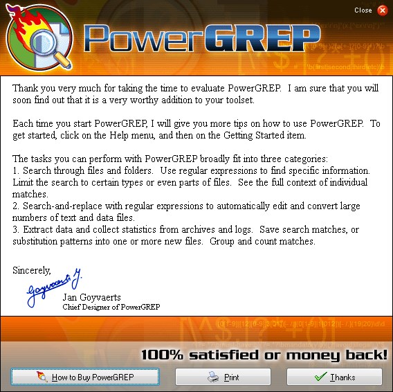 JGsoft PowerGREP