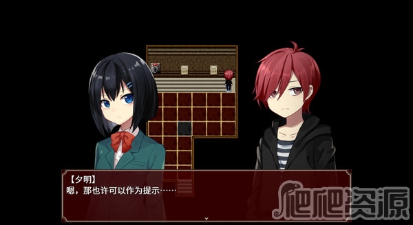 黑色花与红山羊