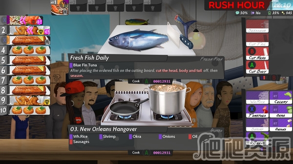 烹调，上菜，美味2