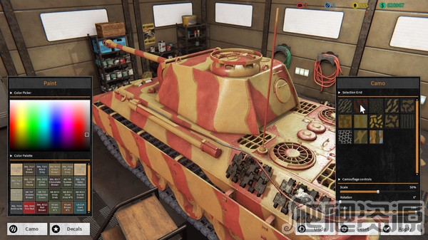 坦克修理模拟器