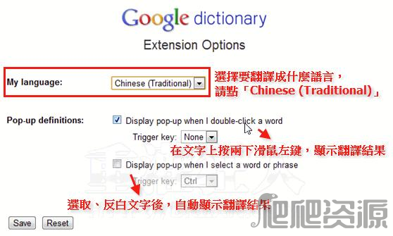 Google Dictionary