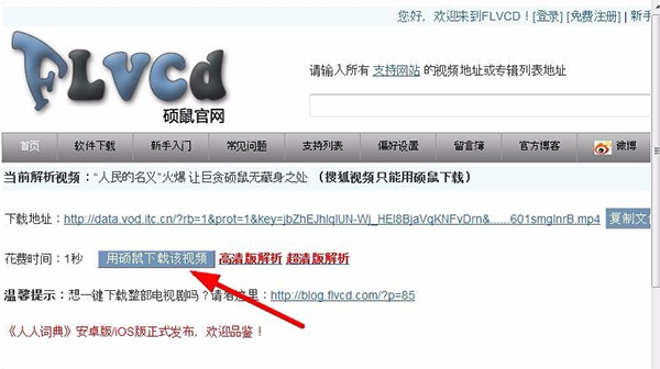 硕鼠FLV视频下载器