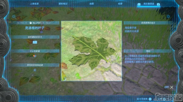 《塞尔达传说王国之泪》克洛格的叶子获取攻略