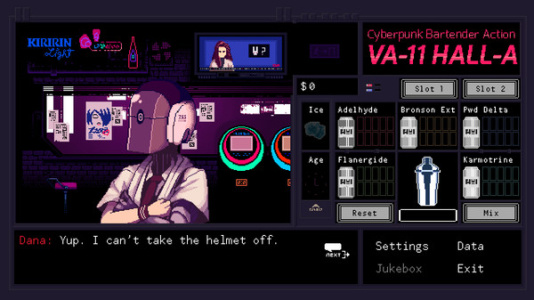 VA-11 Hall-A：赛博朋克酒保行动