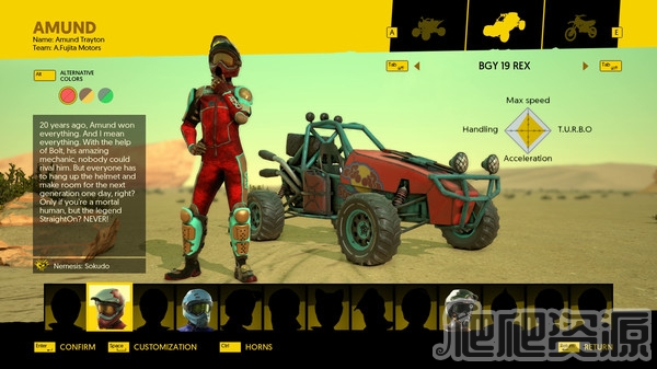 越野赛车：沙漠车沙滩车摩托车