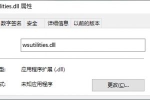 如何解决wsutilities.dll报错丢失问题
