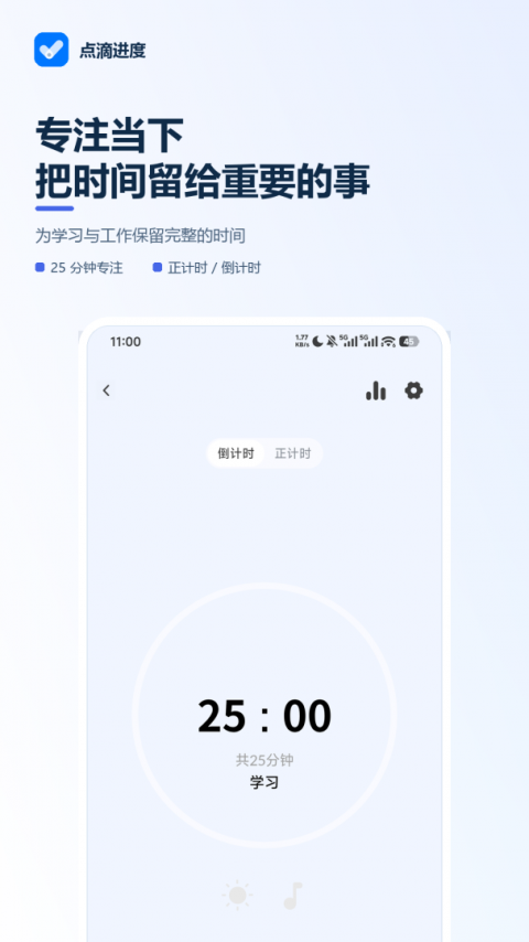 点滴进度app