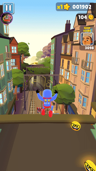 地铁跑酷笑脸金币版