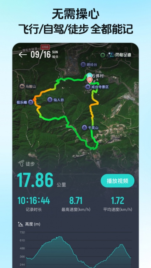 灵敢足迹app