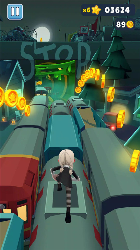 地铁跑酷鬼屋版