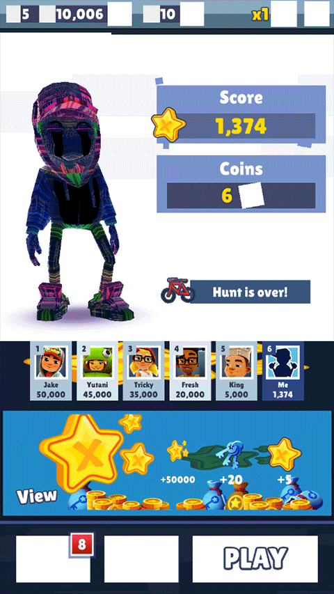 地铁跑酷竹子10.0定制版