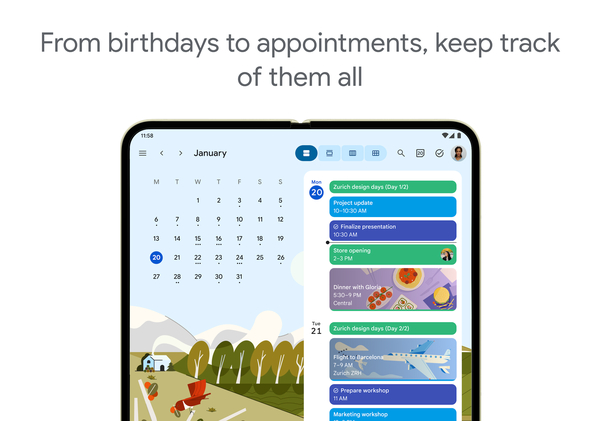 Google日历2026新版