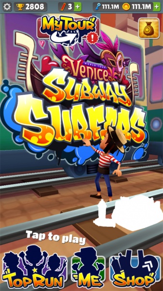 地铁跑酷盲跑版