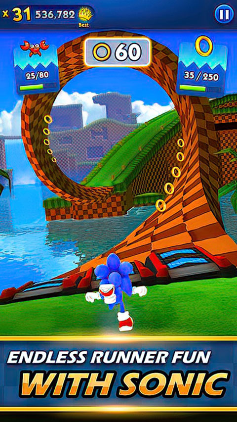 索尼克冲刺官方版(Sonic Dash)