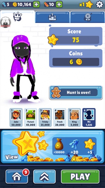 地铁跑酷墨水HC版