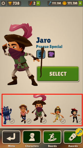 地铁跑酷透明金币版