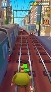 地铁跑酷彩色金币版