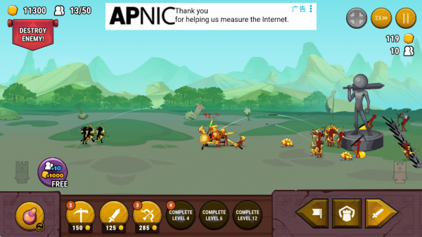 火柴人战争王座之战官方版(Stick War)