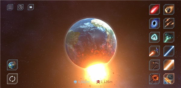 星球爆炸模拟器内置功能菜单版