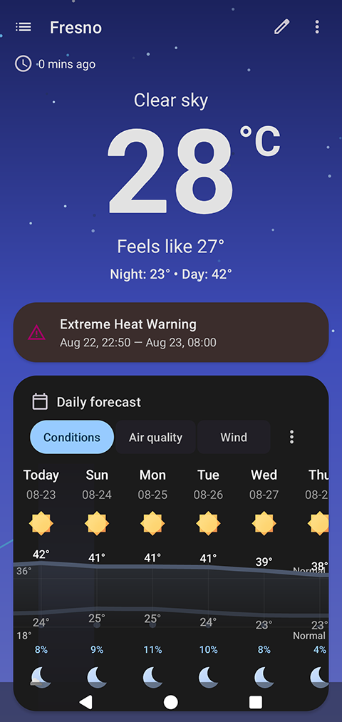 Breezy Weather微风天气预报