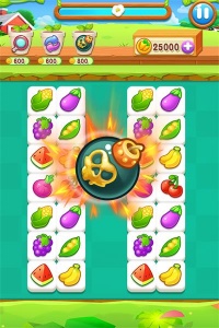 趣味果蔬连连看小游戏