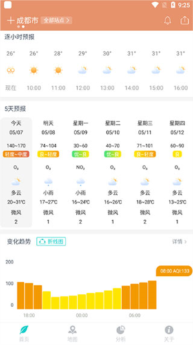 空气质量发布app
