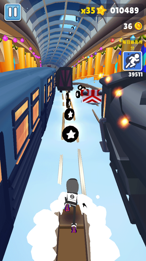 地铁跑酷Easft仿外网雪地版本