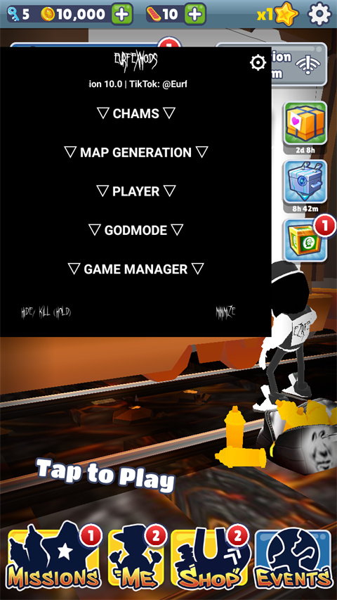 地铁跑酷蓝影超级岩浆洛阳5.0版