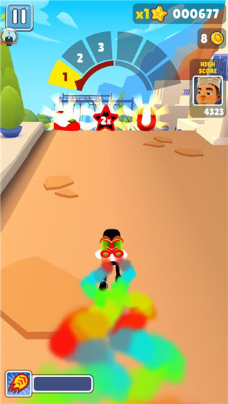 地铁跑酷写轮眼金币版