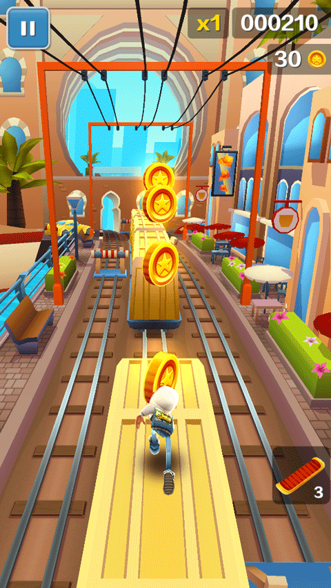 地铁跑酷迪拜版