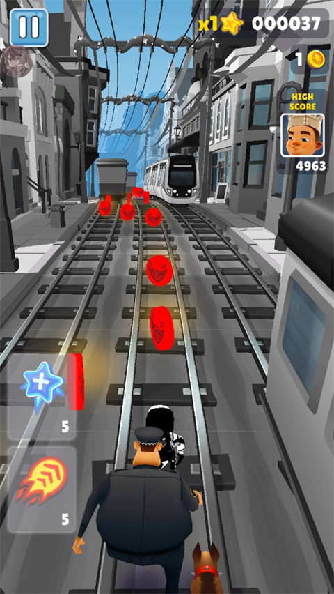 地铁跑酷万次郎版