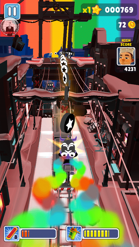 地铁跑酷大蛇张冰焯版