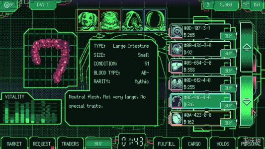 太空军阀器官交易模拟