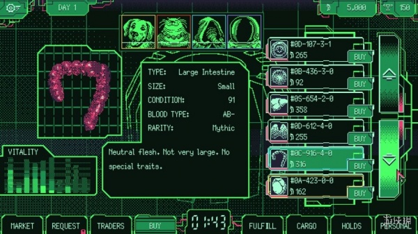 太空军阀器官交易模拟