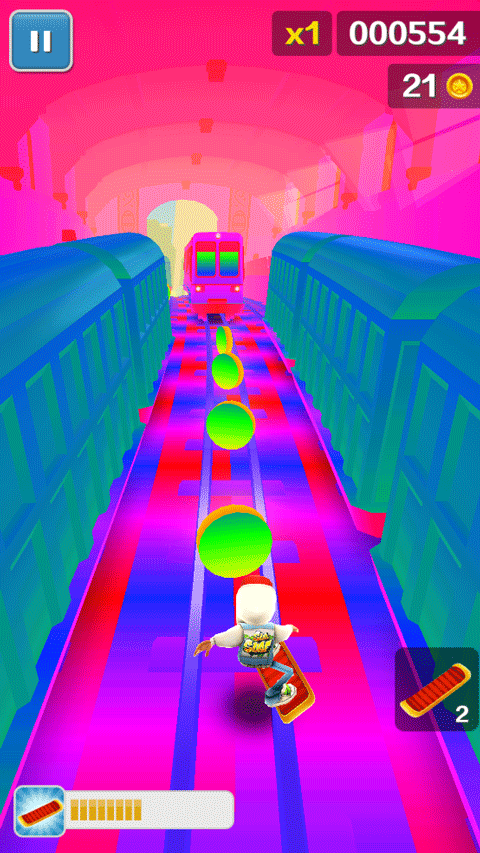 地铁跑酷彩虹世界