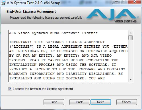 AJA System Test