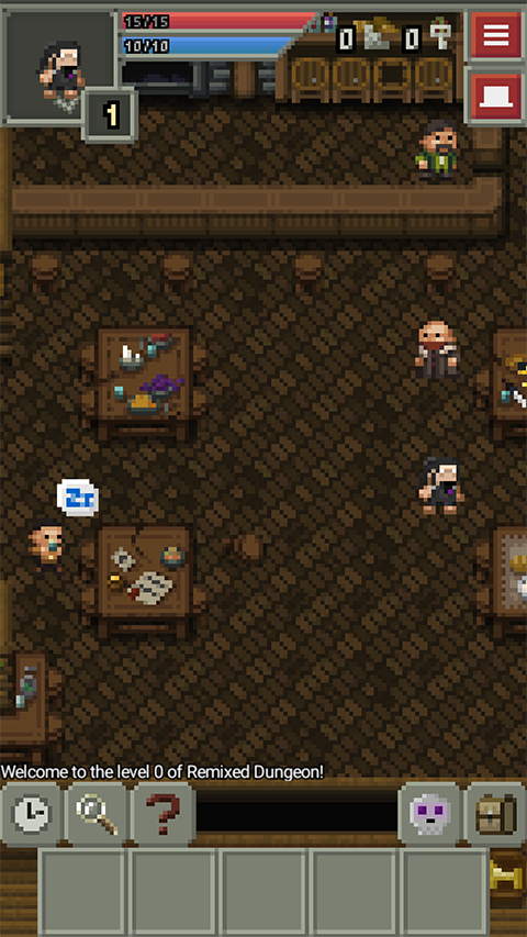 混合的像素地下城