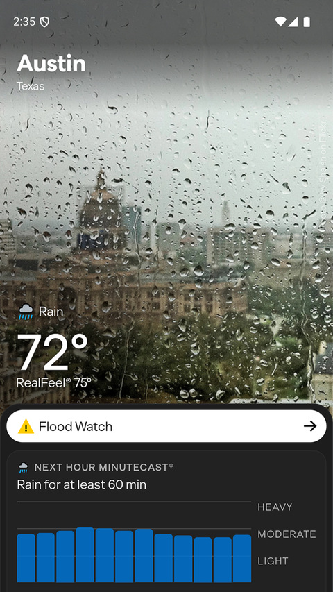 Yahoo天气预报app