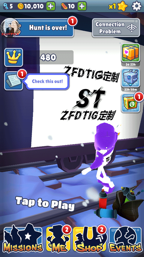 地铁跑酷ST定制版