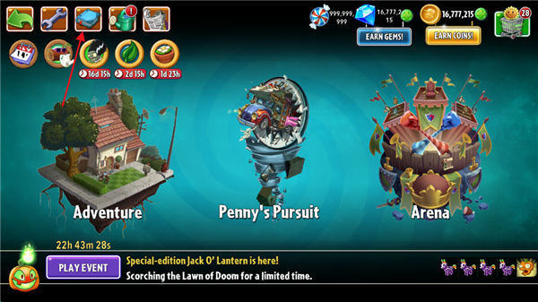 植物大战僵尸2破解版全5阶植物无限钻石