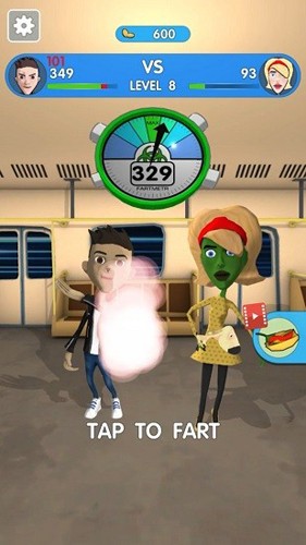 放屁大比拼游戏