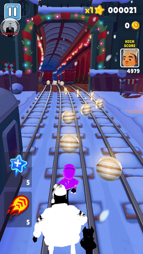 地铁跑酷墨水HC版