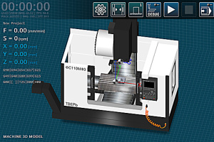 cnc数控铣床仿真软件(CNC VMC Simulator)