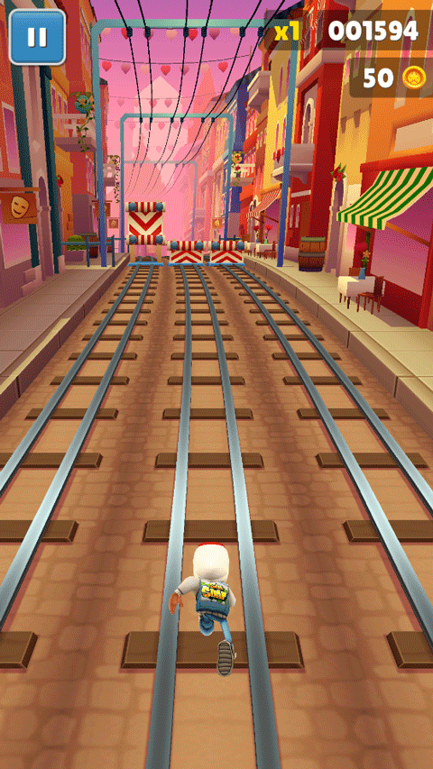 地铁跑酷透明金币版