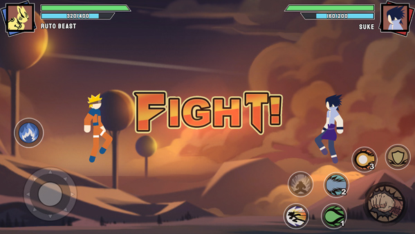 火柴人忍者格斗手游