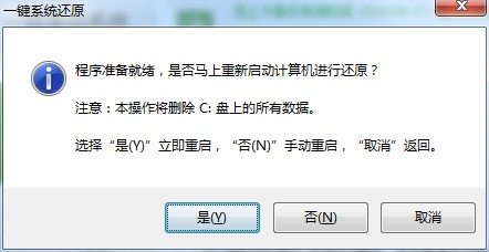 u启动一键还原