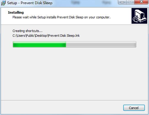 prevent disk sleep