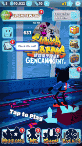 地铁跑酷根灿魔改夏威夷